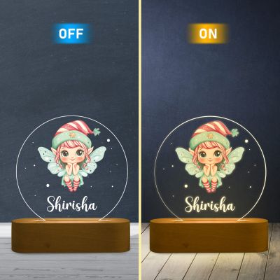 Personalized Baby Butterfly Led Night Lamp Customized with Name Warm White Light Birthday Return Gift for Kids Bedside Desk Table Lamp Gift for Girls